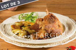 Lot de 3 confits de canard du Sud-Ouest 