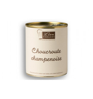 Lot de 3 choucroutes champenoises