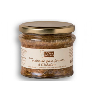 Lot de 6 terrines de porc fermier à l’échalote