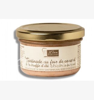 Tartinade au foie de canard à la truffe d'été 1,5% (20% de foie gras)