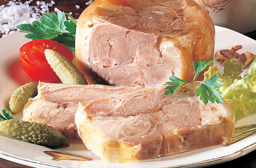 Lot de 4 jambonneaux en gelée