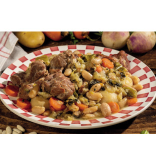 Lot de 4 potées au jambonneau confit