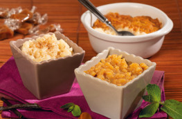 Assortiment de teurgoules : vanille et caramel