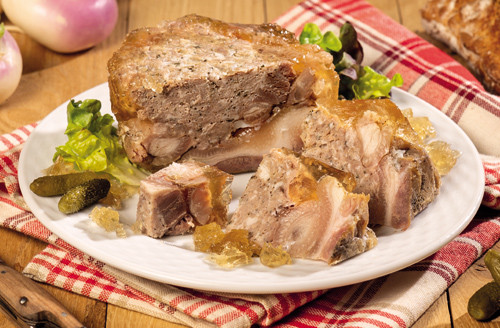 Lot de 3 jarrets de porc désossés et farcis