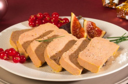 Foie gras de canard entier du Sud-Ouest à la fleur de sel de guérande mi-cuit