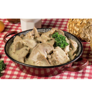 Lot de 4 émincés de rognons de porc sauce moutarde