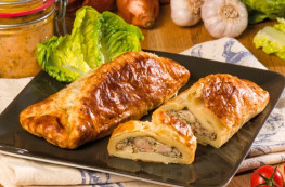 Lot de 2 feuilletés au ris de veau et au foie de canard