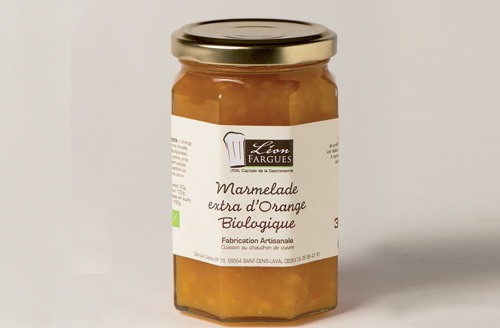 Lot de 4 marmelades extra d'orange biologique