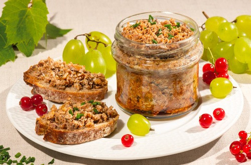 Pâté de pintade aux raisins