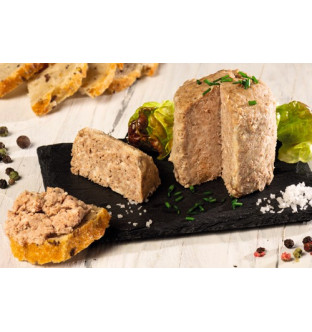 Le lot de 4 Terrines campagnardes biologiques au sel de Guérande