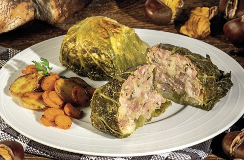 Lot de 2 x 2 choux farcis à la châtaigne