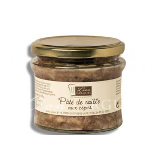 Lot de 6 pâtés de caille aux cèpes