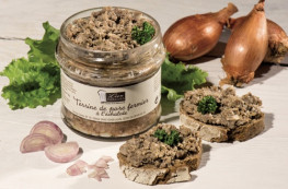 Lot de 2 Terrines de porc fermier à l’échalote